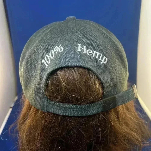 Eco-Friendly Hemp Cap with Unique Graphic Design - Picture 4 of 6